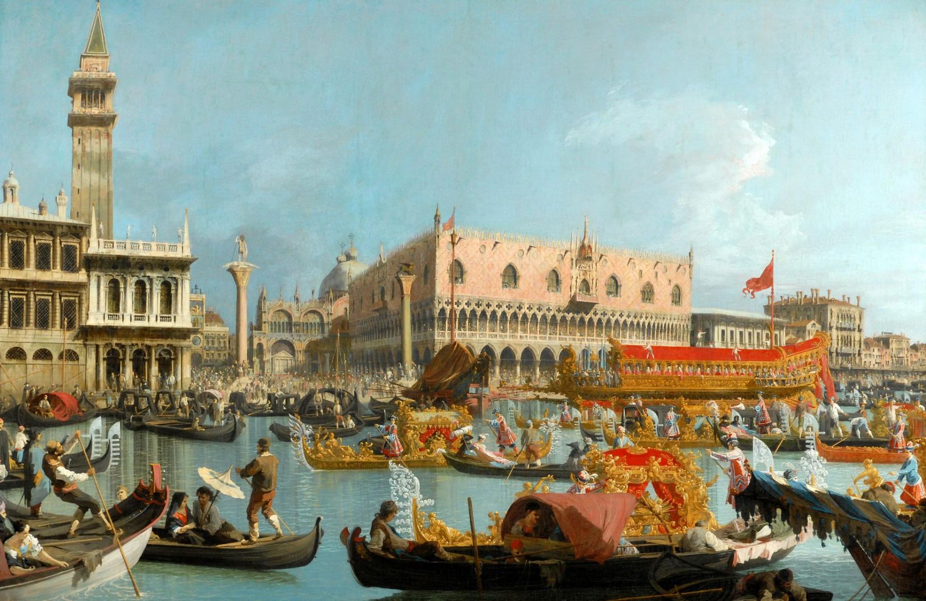 The Bucintoro returning to the Molo on Ascension Day after the Ceremony of Wedding the Adriatic