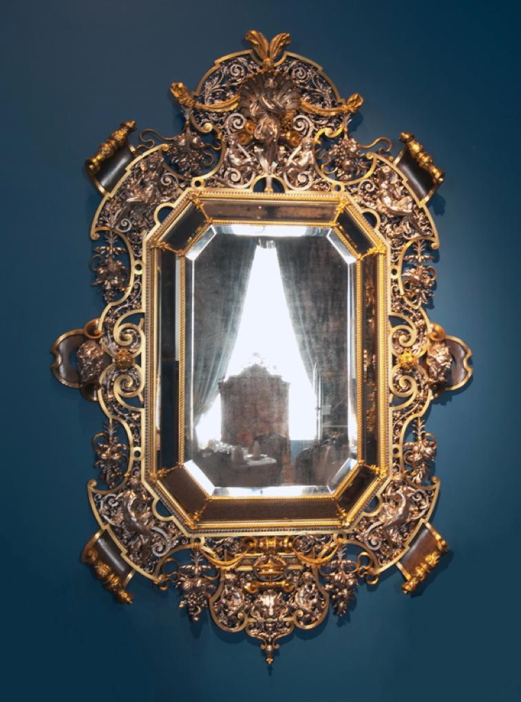 Silver Mirror - Ferdinand Barbedienne (1810-1892)
