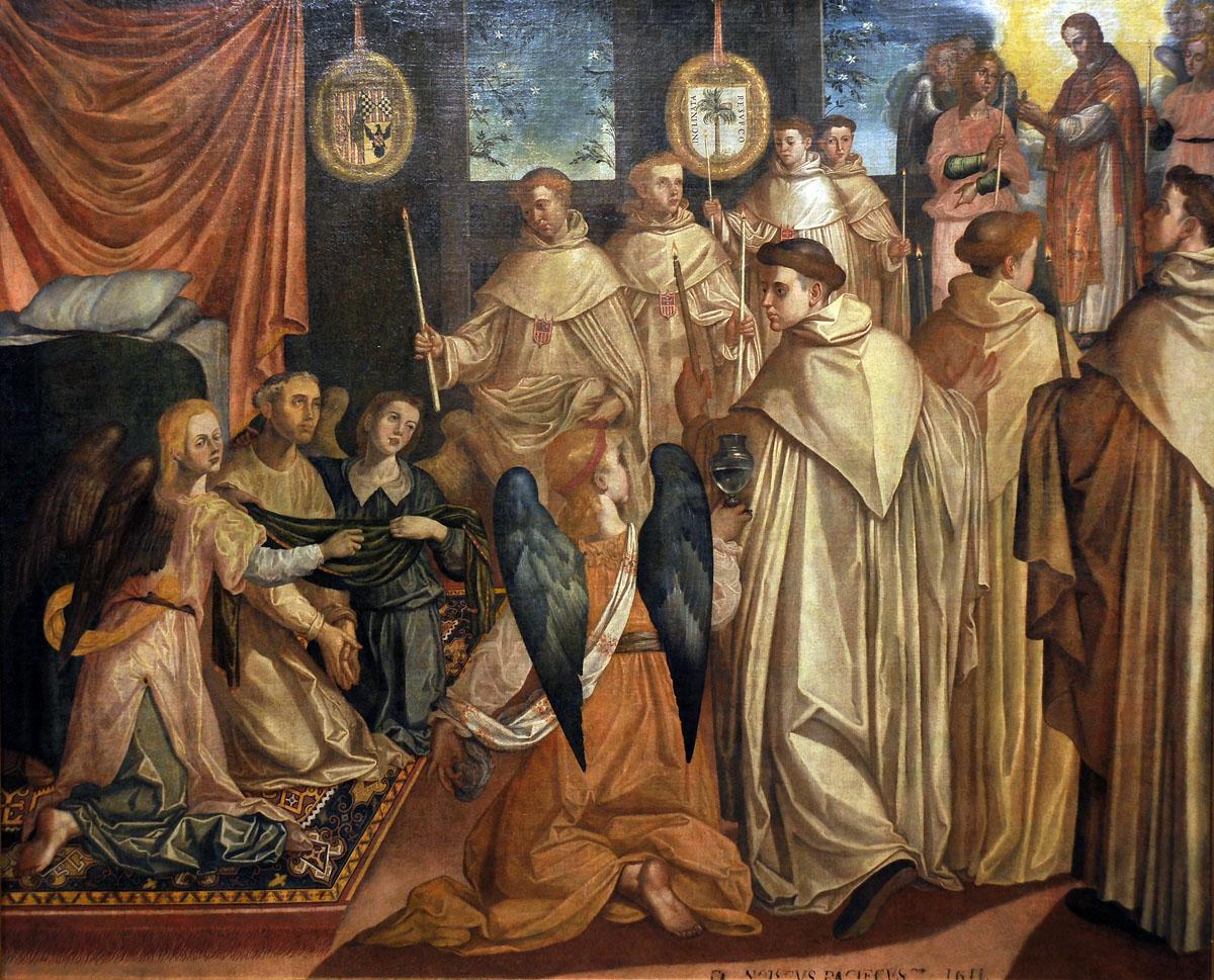 The Last Communion of St Raymond Nonnatus, Francisco Pacheco, 1611